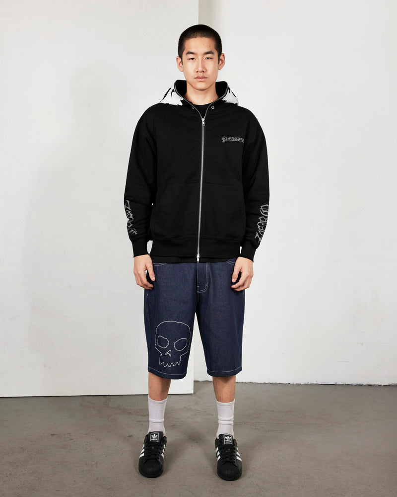 PLEASURES BALACLAVA ZIP HOODIE