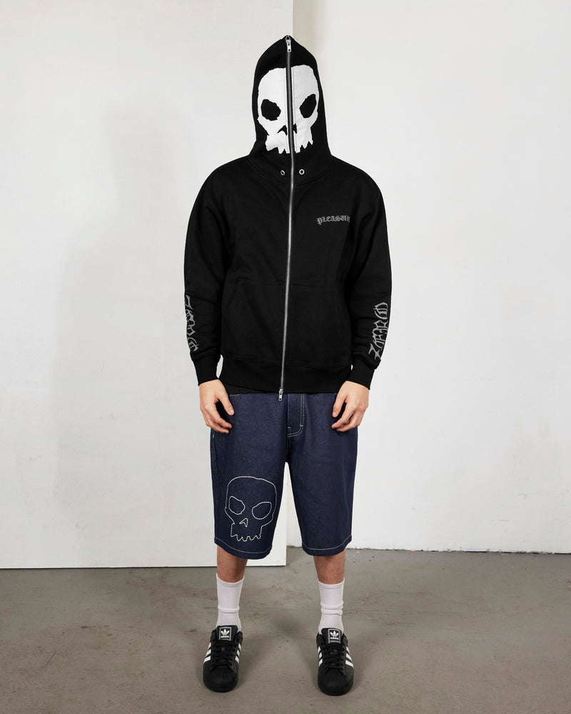 PLEASURES BALACLAVA ZIP HOODIE