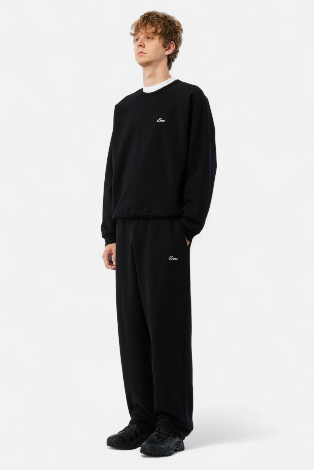 DIME CURSIVE SMALL LOGO CREWNECK