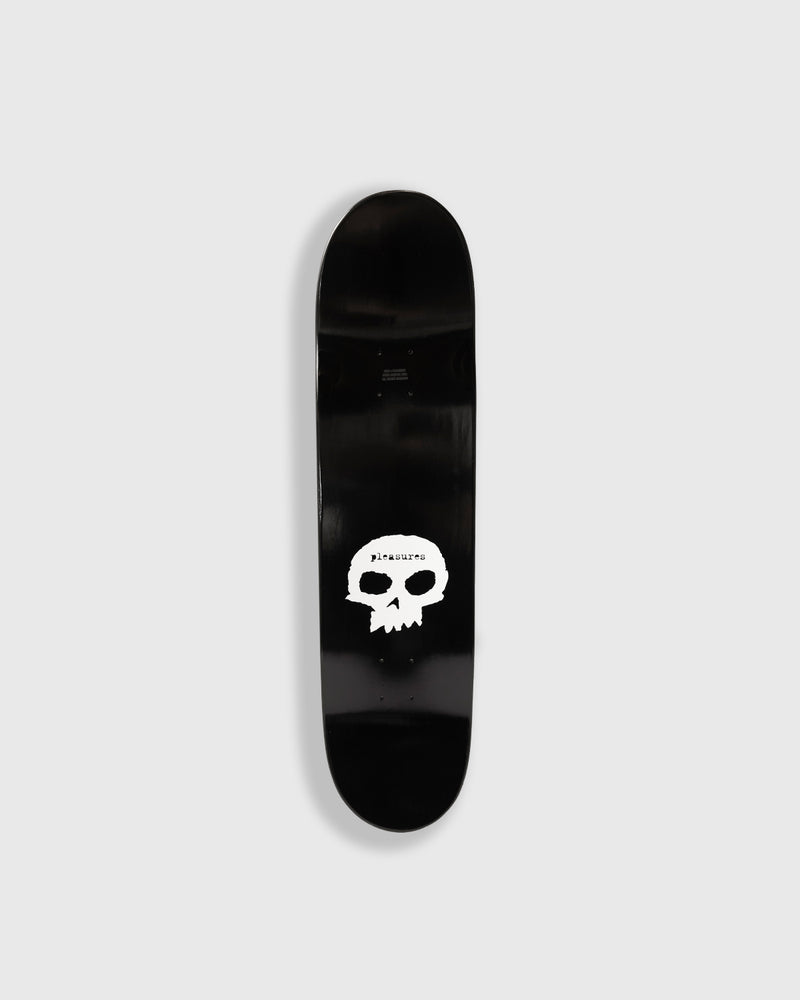 PLEASURES SKULLS SKATE DECK