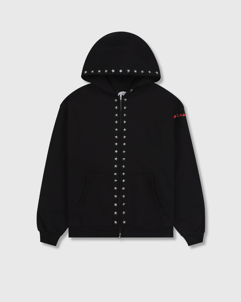 PLEASURES DANE STUDDED HOODIE