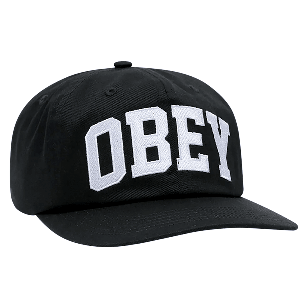 OBEY COLLEGIATE 6 PANEL STRAPBACK