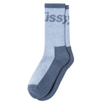 Stussy logo jacquard trail socks