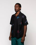 stussy hand drawn flower shirt
