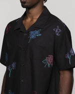stussy hand drawn flower shirt