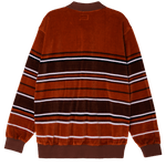 Obey clifton velour polo