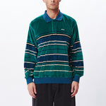 Obey clifton velour polo