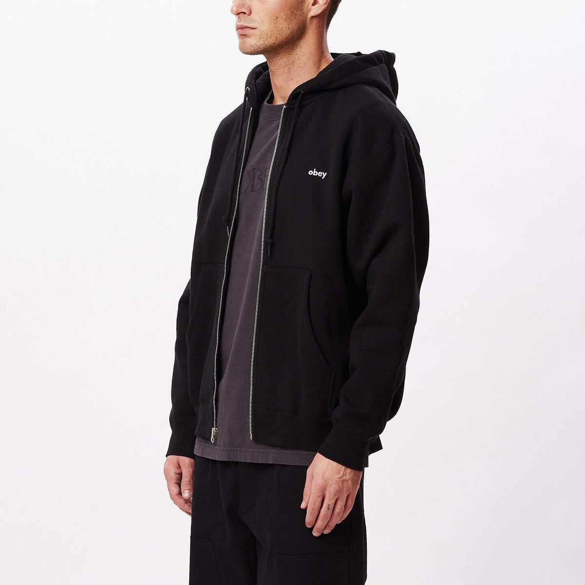 Obey Tap Zip Hood