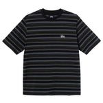 stussy heather stripe crew