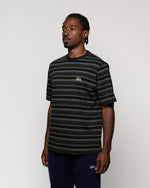 stussy heather stripe crew