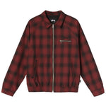 stussy shadow plaid bryan jacket