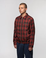 stussy shadow plaid bryan jacket