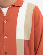 stussy color block sweater