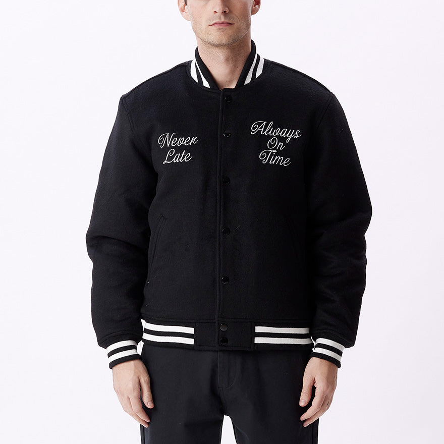 Obey Time Varsity Jacket