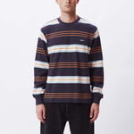 obey berto thermal stripe tee ls