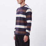 obey berto thermal stripe tee ls
