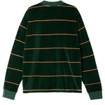 Obey Fete Velour Stripe Polo LS