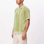 Obey stefano velour polo ss