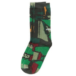 stussy block print socks