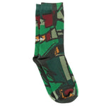 stussy block print socks