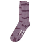 stussy stripe ribbed crew socks