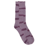 stussy stripe ribbed crew socks