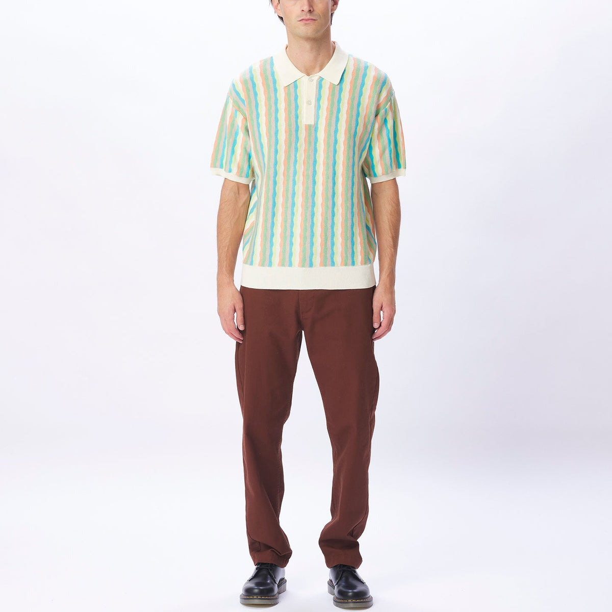 Obey Surface Polo Sweater SS