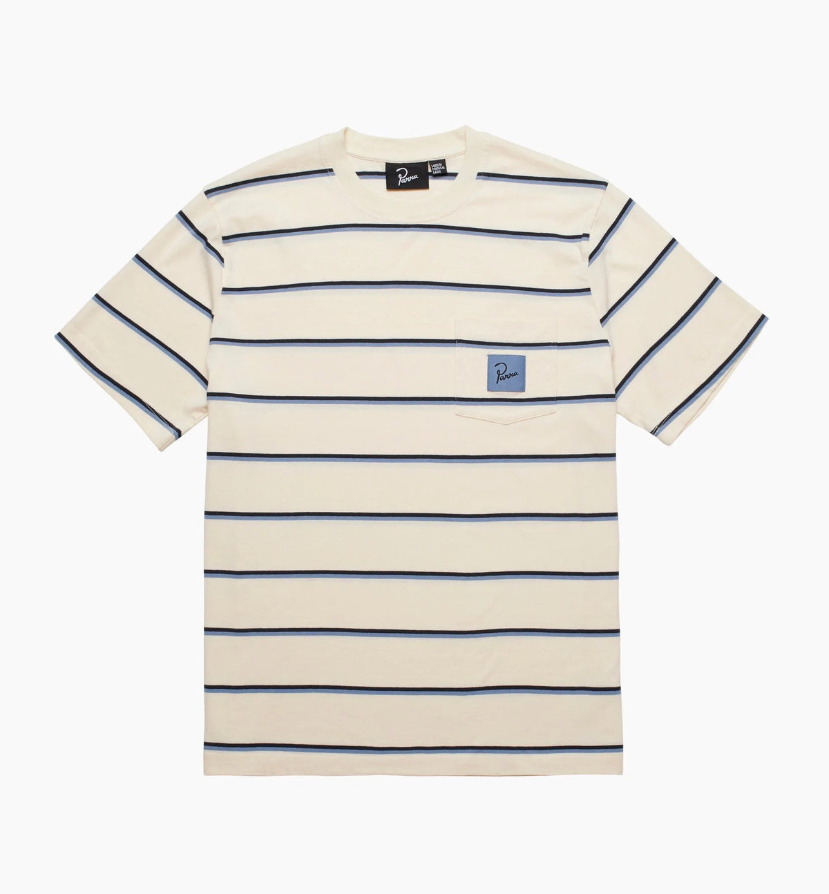 By Parra Striper Pocket Logo T-Shirt