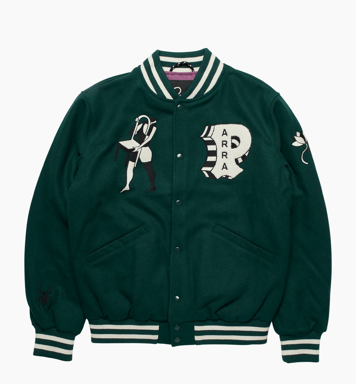 By Parra Cloudy Star Varsity Jacket