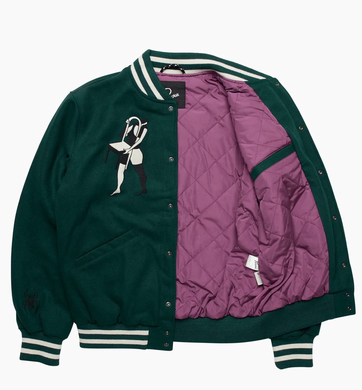 By Parra Cloudy Star Varsity Jacket