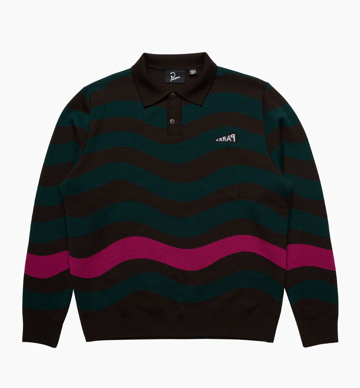 By Parra One Weird Wave Knitted Pullover