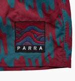 by parra tremor pattern swim shorts