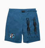 By parra zebra striped shorts