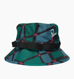 By parra squared waves pattern safari hat