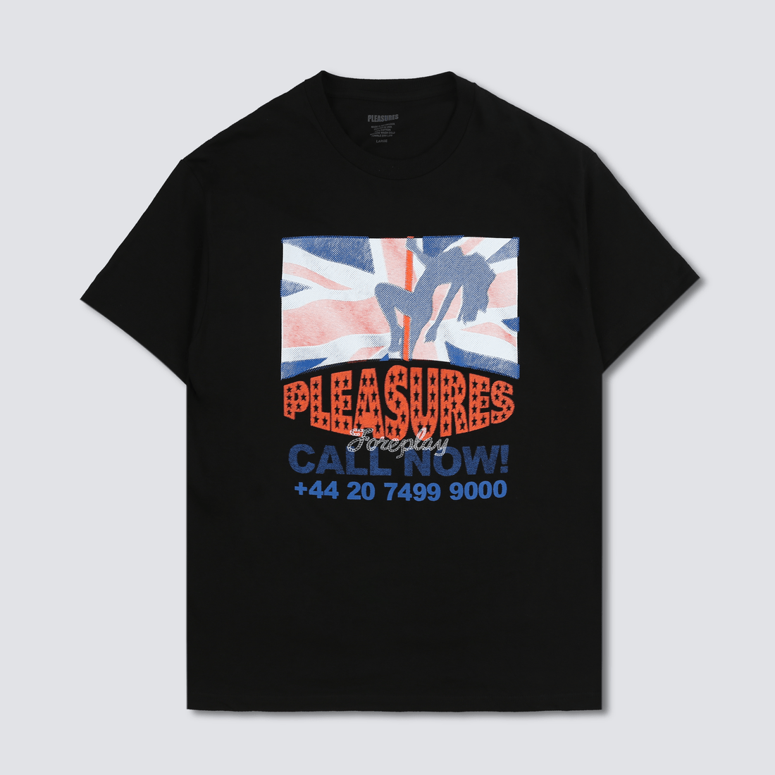 pleasures call now tee