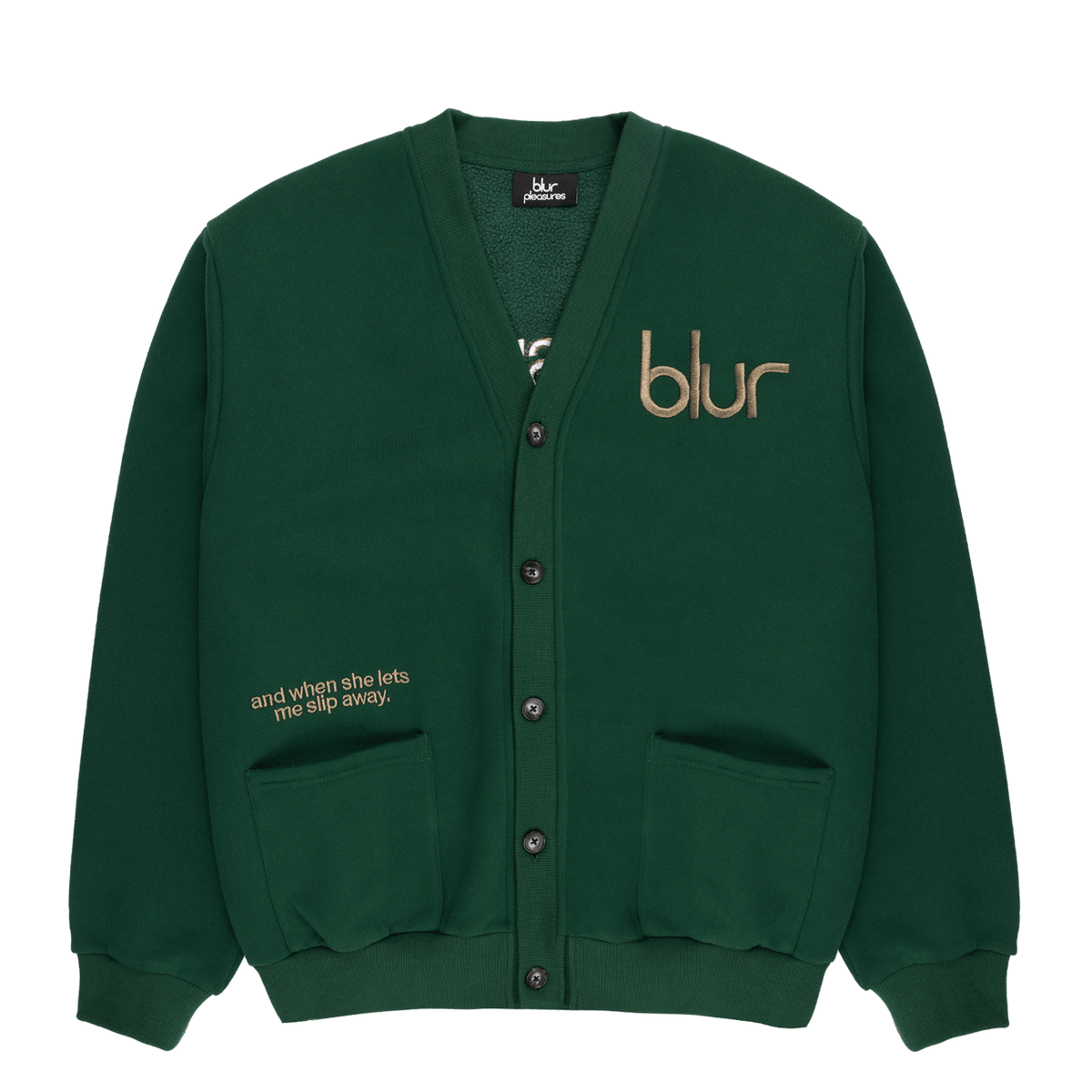 pleasures blur cardigan