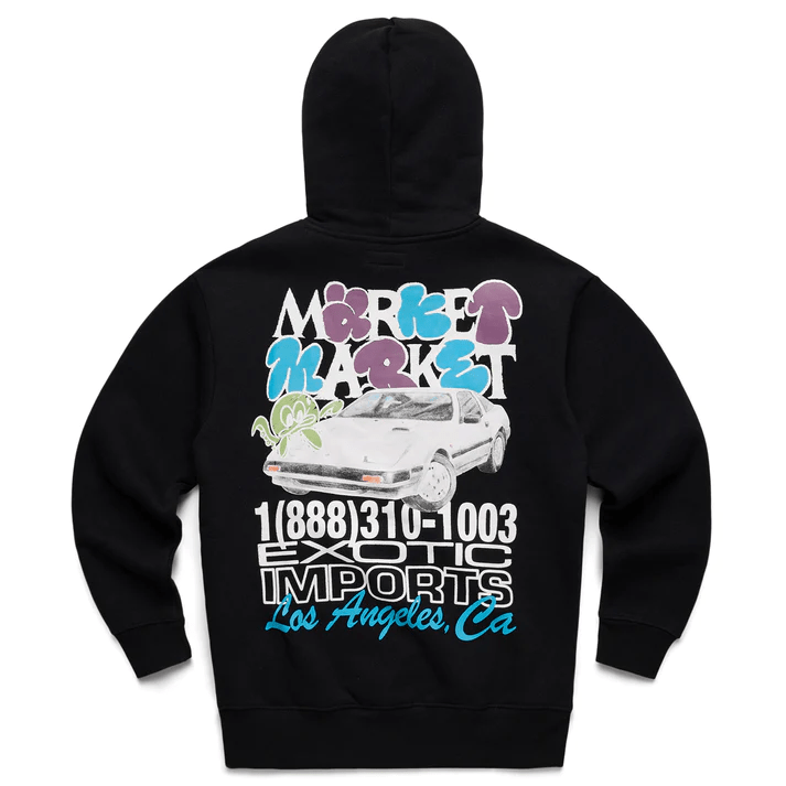 Market Exotic Automobile Hoodie