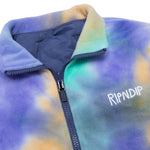ripndip castanza reversible brushed fleece quilted jacket