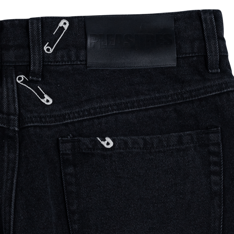 Pleasures Safety pin 5 pocket demin pant