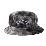 Ripndip warped tie dye sherpa bucket hat