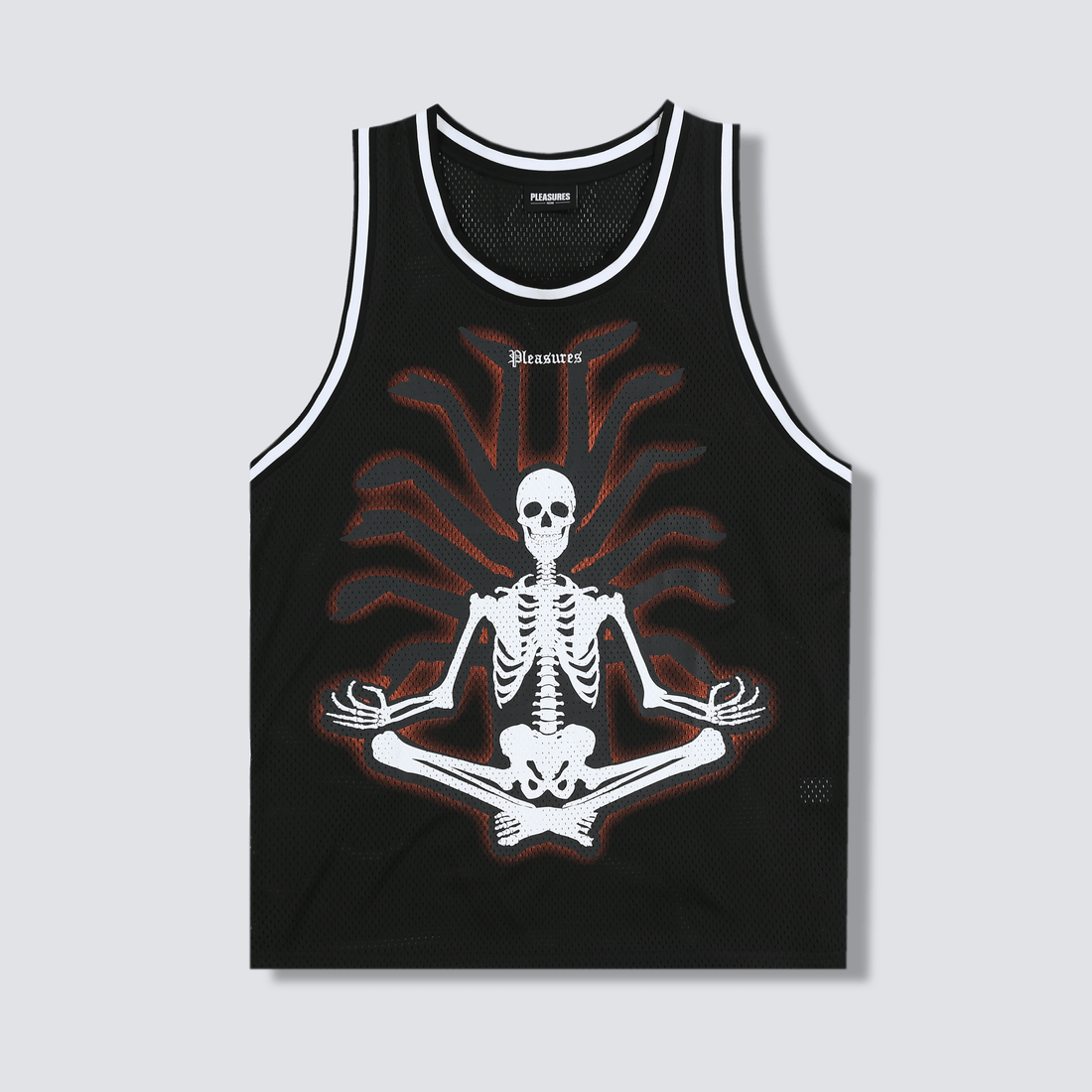 pleasures meditation basketball jersey