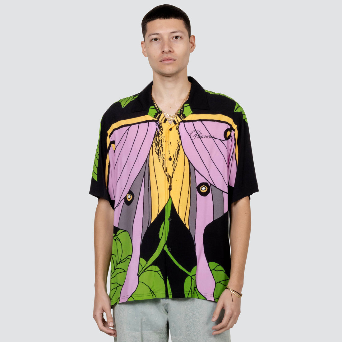 pleasures moth button down