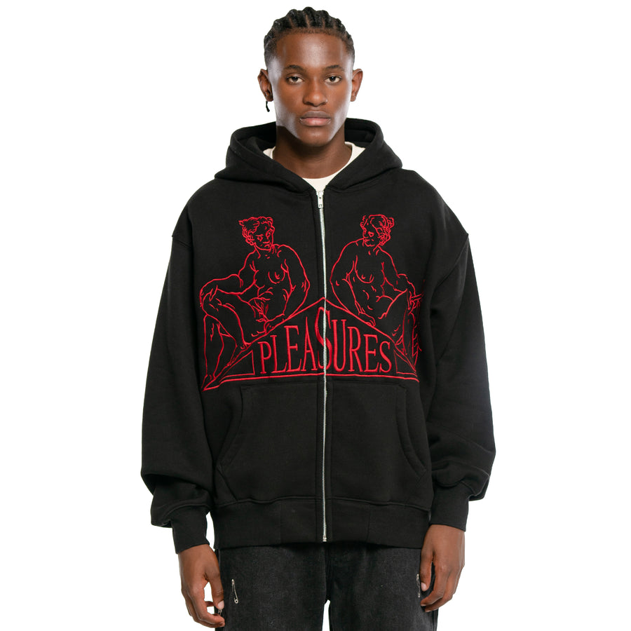 Pleasures Squeeze Zip Up Hoodie