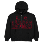 Pleasures Squeeze Zip Up Hoodie