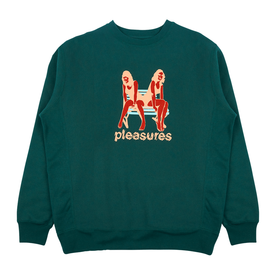 Pleasures bench premium crewneck