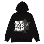 real bad man classic hood fleece