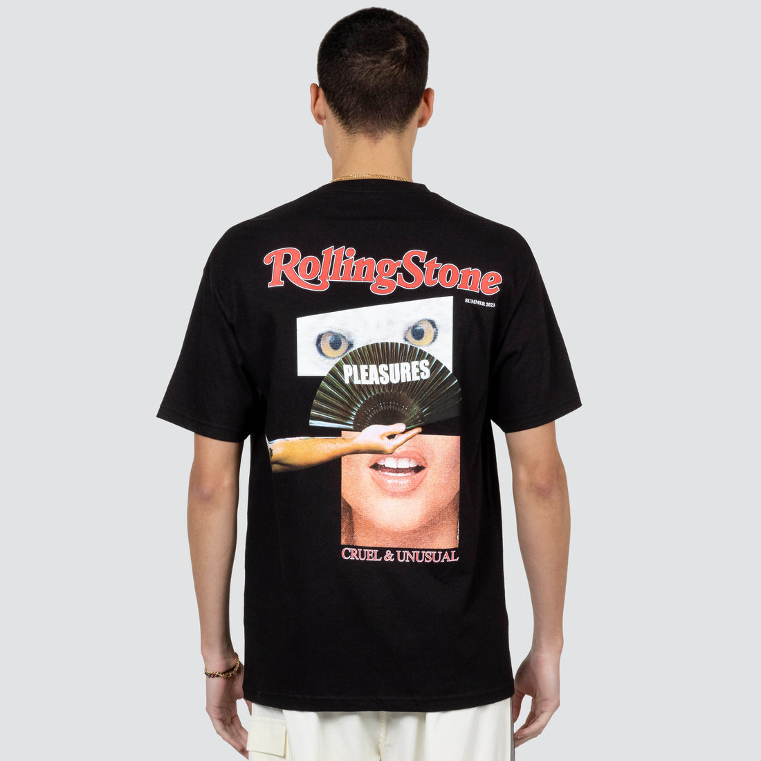 pleasures rolling stone tee