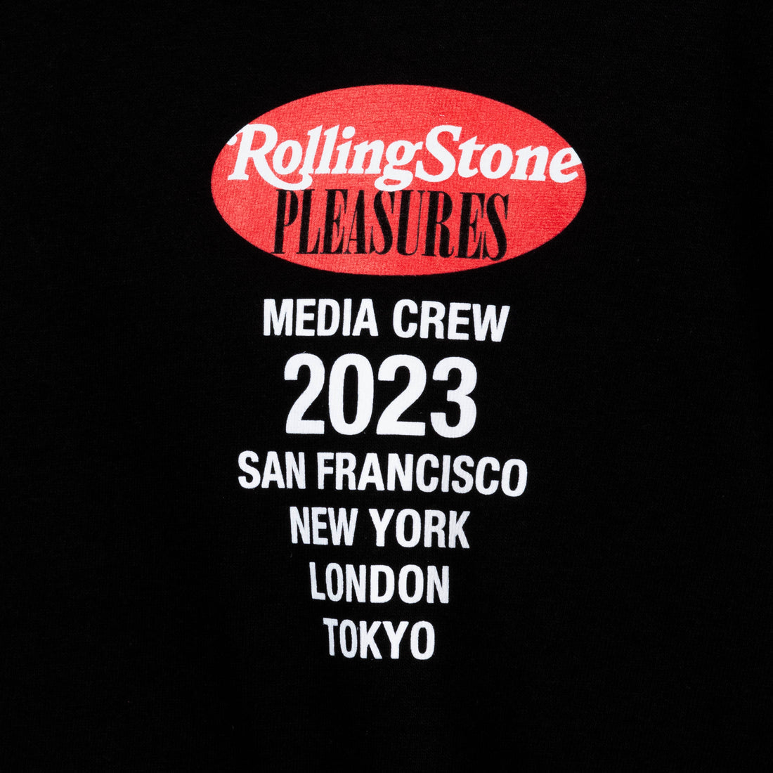 pleasures rolling stone tee