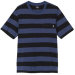 stussy classic stripe crew