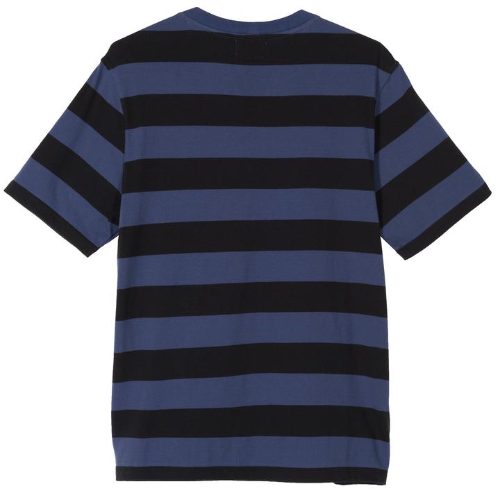 stussy classic stripe crew